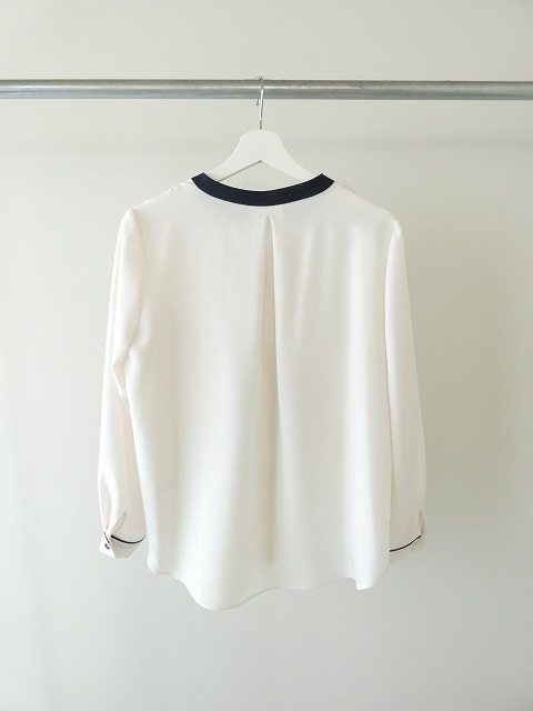 DONEEYU(ドニーユ) ストレッチツイルバイカラーブラウスの商品画像10