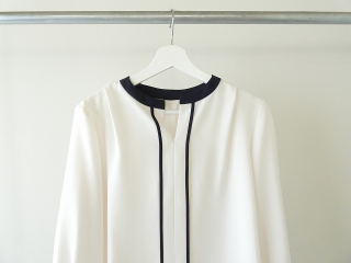 DONEEYU(ドニーユ) ストレッチツイルバイカラーブラウスの商品画像21