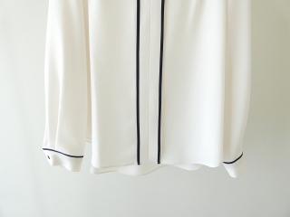 DONEEYU(ドニーユ) ストレッチツイルバイカラーブラウスの商品画像22