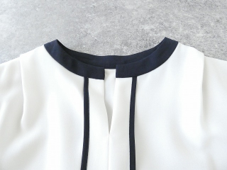 DONEEYU(ドニーユ) ストレッチツイルバイカラーブラウスの商品画像23