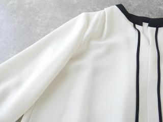 DONEEYU(ドニーユ) ストレッチツイルバイカラーブラウスの商品画像25