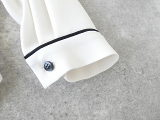 DONEEYU(ドニーユ) ストレッチツイルバイカラーブラウスの商品画像32