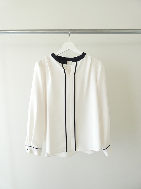 DONEEYU(ドニーユ) ストレッチツイルバイカラーブラウスの商品画像8