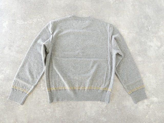 KAPITAL(キャピタル) 12Gウールクルーネックセーター FLY GOOSEの商品画像12