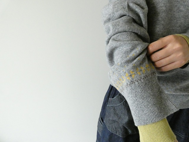 KAPITAL(キャピタル) 12Gウールクルーネックセーター FLY GOOSEの商品画像4