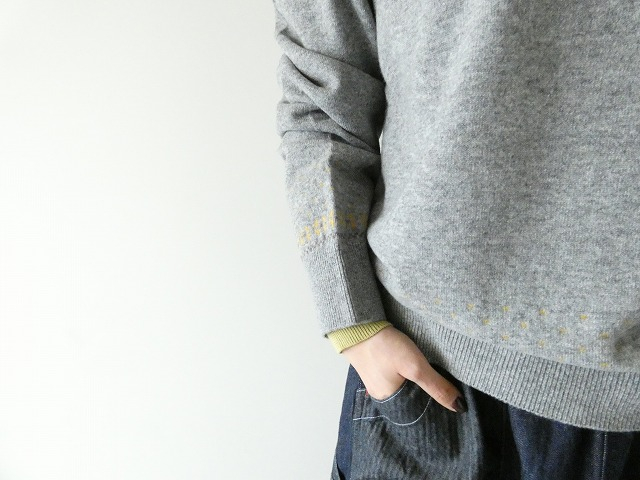 KAPITAL(キャピタル) 12Gウールクルーネックセーター FLY GOOSEの商品画像5