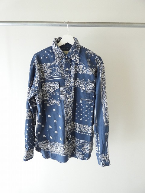 KAPITAL(キャピタル) ビエラバンダナ柄ハスキーウエスタンシャツの商品画像10