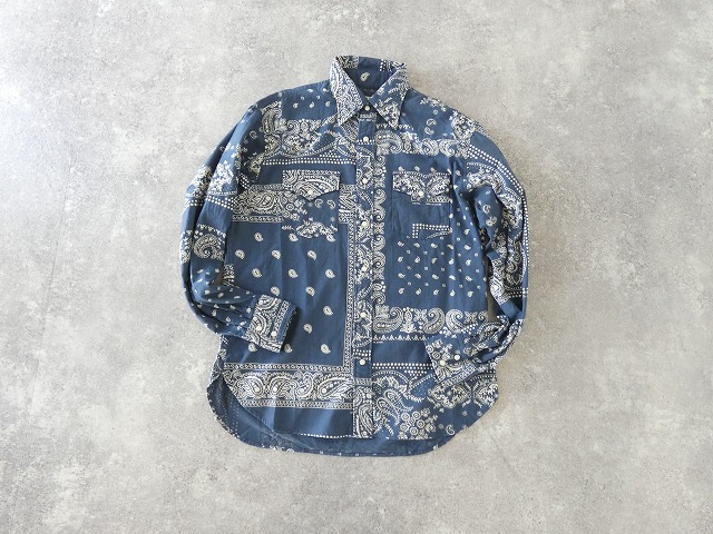 KAPITAL(キャピタル) ビエラバンダナ柄ハスキーウエスタンシャツの商品画像11