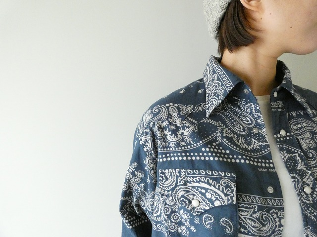 KAPITAL(キャピタル) ビエラバンダナ柄ハスキーウエスタンシャツの商品画像3