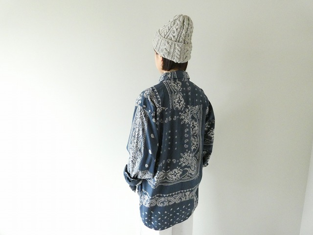 KAPITAL(キャピタル) ビエラバンダナ柄ハスキーウエスタンシャツの商品画像9