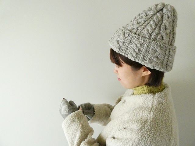 KAPITAL(キャピタル) 10GウールGIZAGIZAアームウォーマーの商品画像4