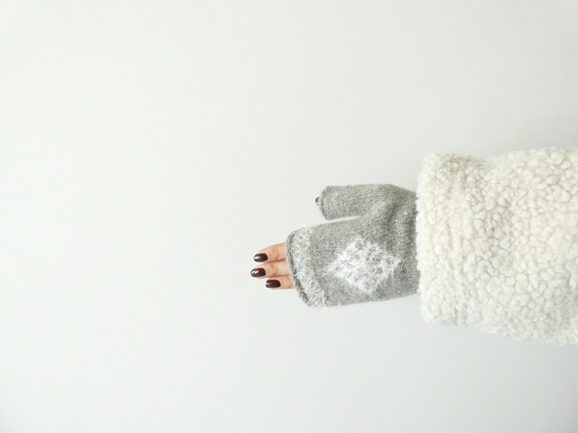 KAPITAL(キャピタル) 10GウールGIZAGIZAアームウォーマーの商品画像5