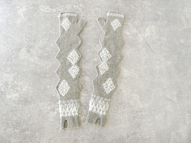 KAPITAL(キャピタル) 10GウールGIZAGIZAアームウォーマーの商品画像7