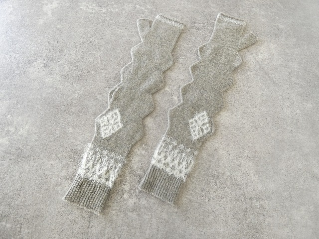 KAPITAL(キャピタル) 10GウールGIZAGIZAアームウォーマーの商品画像8