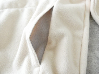 快晴堂(かいせいどう) Girl's・軽くあたたかいフリースのインナーWide裾すぼまりワッペンペタペタプルオーバーの商品画像48