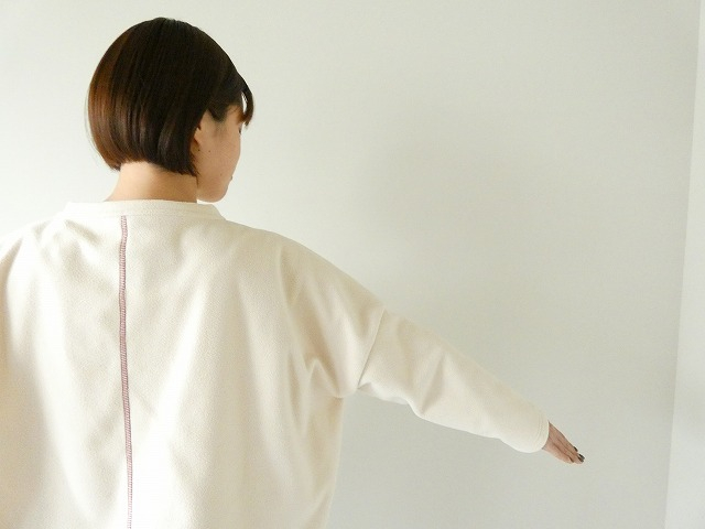 快晴堂(かいせいどう) Girl's・軽くあたたかいフリースのインナーWide裾すぼまりワッペンペタペタプルオーバーの商品画像5