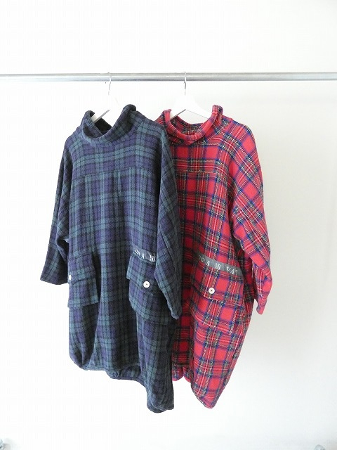 快晴堂(かいせいどう) Girl'sタータンチェック/リラクシンWork アルピーノ・ヤッケチュニックの商品画像11