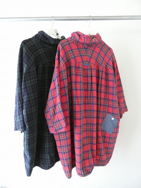 快晴堂(かいせいどう) Girl'sタータンチェック/リラクシンWork アルピーノ・ヤッケチュニックの商品画像12