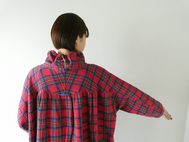 快晴堂(かいせいどう) Girl'sタータンチェック/リラクシンWork アルピーノ・ヤッケチュニックの商品画像4