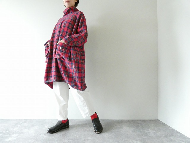 快晴堂(かいせいどう) Girl'sタータンチェック/リラクシンWork アルピーノ・ヤッケチュニックの商品画像8