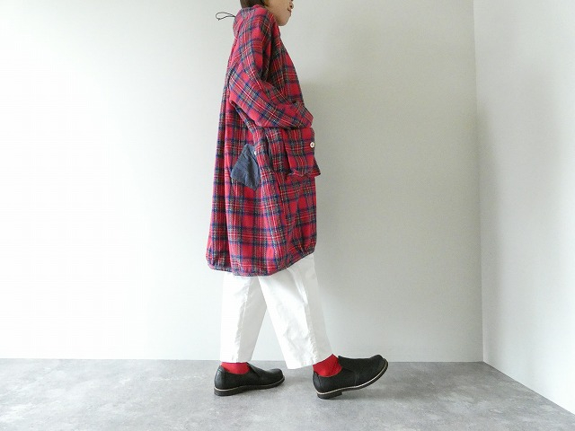 快晴堂(かいせいどう) Girl'sタータンチェック/リラクシンWork アルピーノ・ヤッケチュニックの商品画像9