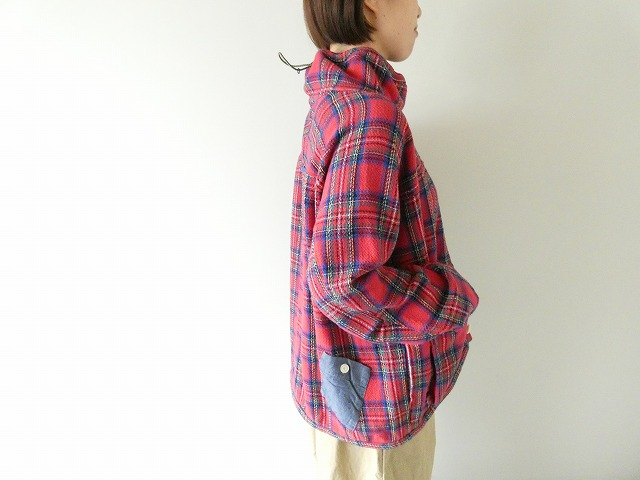 快晴堂(かいせいどう) Girl'sタータンチェック/リラクシンWork アルピーノ・スタンドヤッケの商品画像7