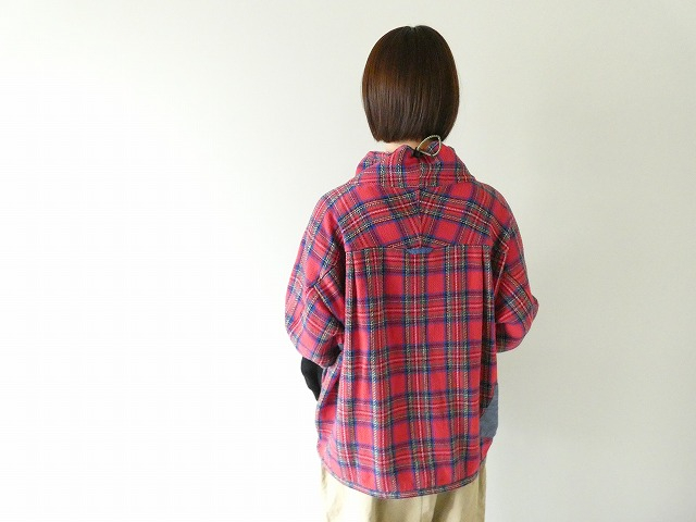 快晴堂(かいせいどう) Girl'sタータンチェック/リラクシンWork アルピーノ・スタンドヤッケの商品画像8