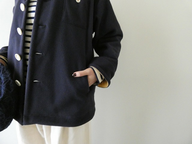 快晴堂(かいせいどう) HAYATE・軽くあたたかいフリースのアウター セーラー衿ジャケットの商品画像4