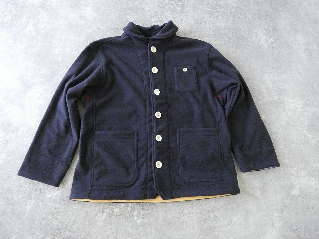 快晴堂(かいせいどう) HAYATE・軽くあたたかいフリースのアウター マリネ丸衿ジャケットの商品画像11