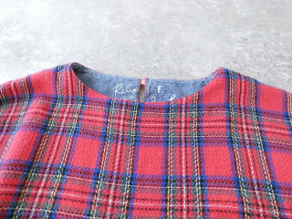 快晴堂(かいせいどう) Girl'sタータンチェック/リラクシンWork アルピーノポケット・クルーネックワンピースの商品画像23