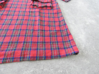 快晴堂(かいせいどう) Girl'sタータンチェック/リラクシンWork アルピーノポケット・クルーネックワンピースの商品画像29