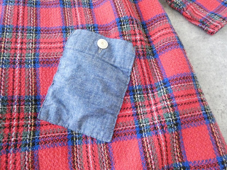 快晴堂(かいせいどう) Girl'sタータンチェック/リラクシンWork アルピーノポケット・クルーネックワンピースの商品画像32