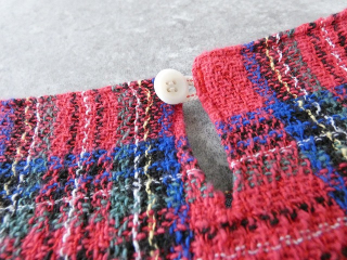 快晴堂(かいせいどう) Girl'sタータンチェック/リラクシンWork アルピーノポケット・クルーネックワンピースの商品画像33