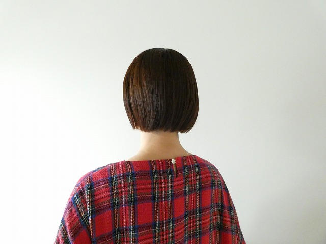 快晴堂(かいせいどう) Girl'sタータンチェック/リラクシンWork アルピーノポケット・クルーネックワンピースの商品画像6