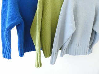 mao made(マオメイド) ざっくりローゲージクルーネックプルオーバーの商品画像19