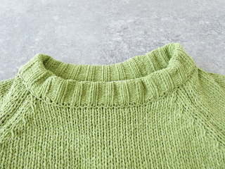 mao made(マオメイド) ざっくりローゲージクルーネックプルオーバーの商品画像44