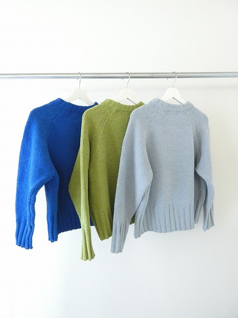 mao made(マオメイド) ざっくりローゲージクルーネックプルオーバーの商品画像9