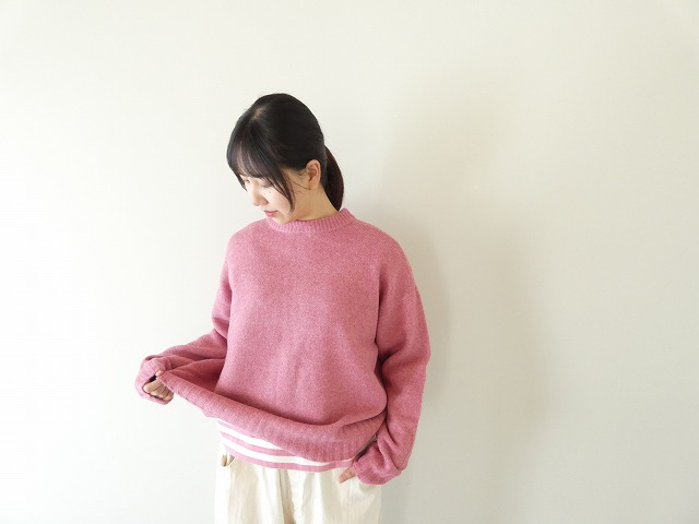 mao made(マオメイド) 2wayクルーネックシンプルプルオーバーの商品画像8