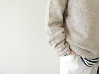 mao made(マオメイド) もちもちふんわりヤクフィール モックネックヘンリーネックプルオーバーの商品画像17