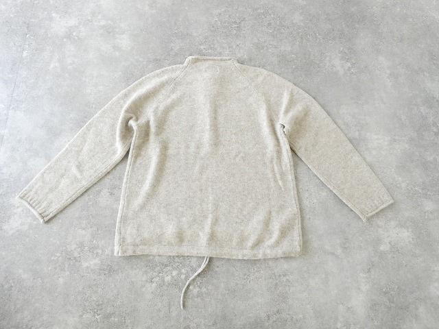 mao made(マオメイド) もちもちふんわりヤクフィール モックネックヘンリーネックプルオーバーの商品画像29