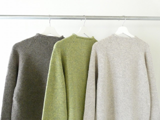 mao made(マオメイド) もちもちふんわりヤクフィール モックネックヘンリーネックプルオーバーの商品画像65