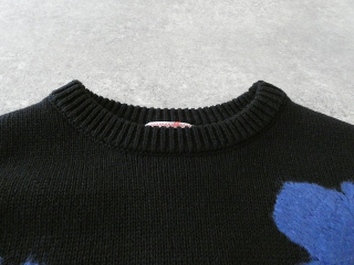 mao made(マオメイド) ちょい分厚め やわらかコットン　ざっくりお花刺繍プルオーバーの商品画像23