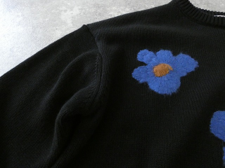 mao made(マオメイド) ちょい分厚め やわらかコットン　ざっくりお花刺繍プルオーバーの商品画像26