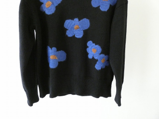 mao made(マオメイド) ちょい分厚め やわらかコットン　ざっくりお花刺繍プルオーバーの商品画像33