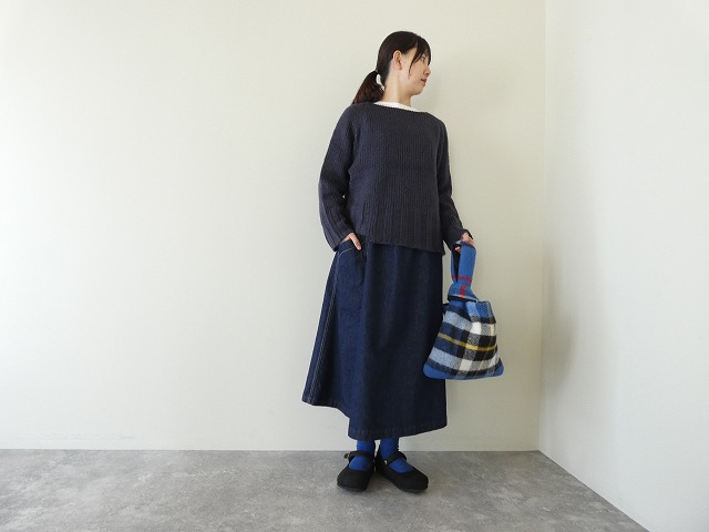 mao made(マオメイド) SIMPLE IS THE BEST！ボートネックプルオーバーの商品画像1