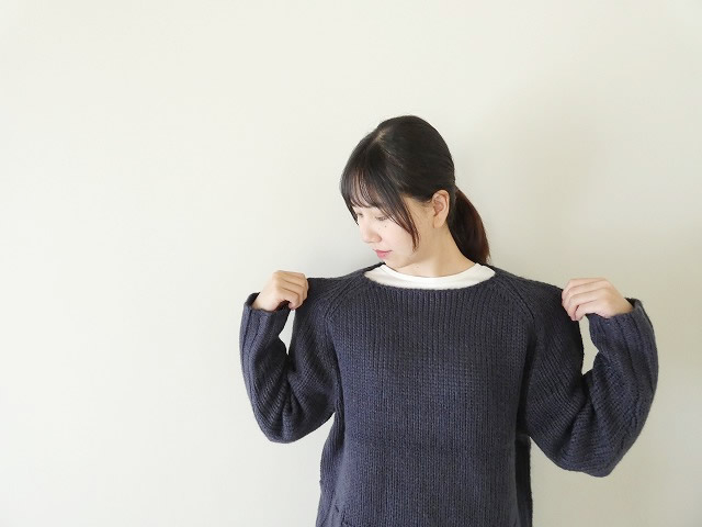 mao made(マオメイド) SIMPLE IS THE BEST！ボートネックプルオーバーの商品画像3