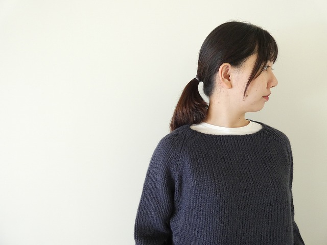 mao made(マオメイド) SIMPLE IS THE BEST！ボートネックプルオーバーの商品画像4