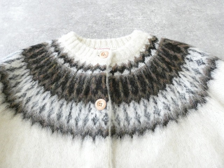 mao made(マオメイド) もふもふブラッシュヤーン クルーネック求心ジャガードカーディガンの商品画像31