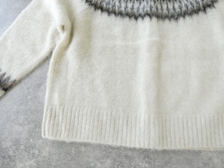 mao made(マオメイド) もふもふブラッシュヤーン クルーネック求心ジャガードカーディガンの商品画像35