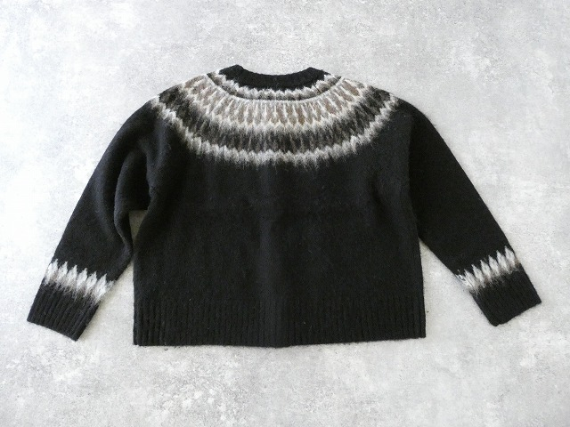 mao made(マオメイド) もふもふブラッシュヤーン クルーネック求心ジャガードカーディガンの商品画像43